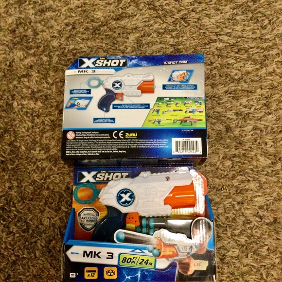 Lot Of 2- X Shot MK3 Includes 12 Foam Darts Each - Picture 3 of 3